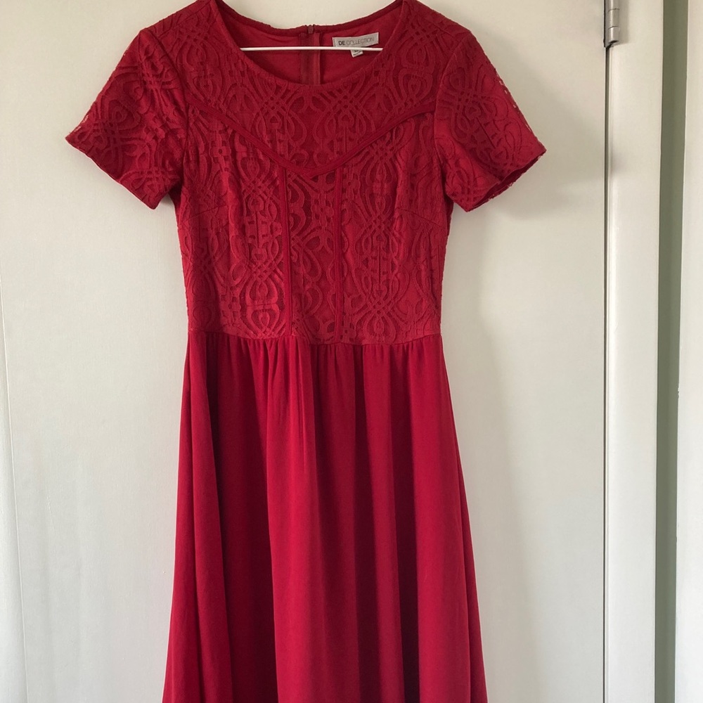 Red Midi Dress